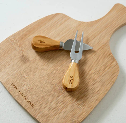 Artis Cheeseboard & Knife Set (Bamboo)