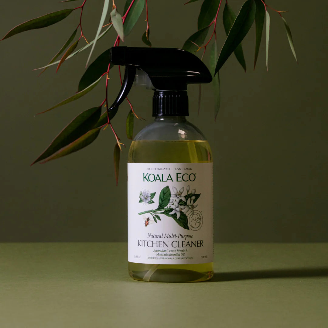 Natural Multi-Purpose Kitchen Cleaner - Lemon Myrtle & Mandarin Essential Oil 500mL