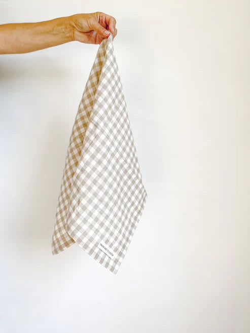 Gingham French Linen Tea Towels